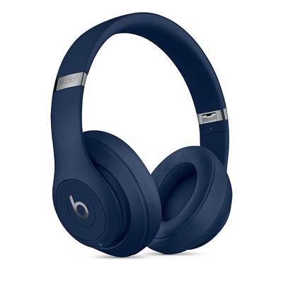 Beats Studio3 Over Ear koptelefoon Bluetooth, Kabel Stereo Blauw Noise Cancelling Vouwbaar, Volumeregeling