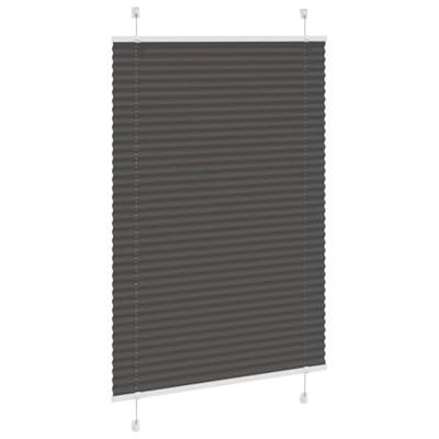 Pliss rolgordijn 100x150 cm stofbreedte 99,4cm polyester zwart