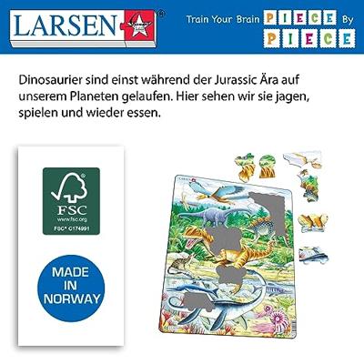 Selecta Larsen legpuzzel dieren - dinosaurus, 35st. Selecta Larsen legpuzzel dieren - dinosaurus, 35st.
