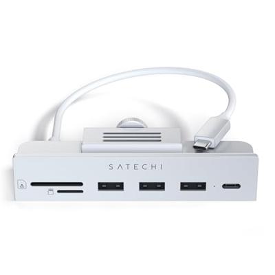 Satechi USB-C Clamp hub iMac 24" - Silver Satechi USB-C Clamp hub iMac 24" - Silver