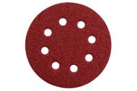 Metabo 5 hechtende schuurbladen, 125 mm P80 Metabo 631228000 - thumbnail