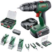 Bosch Home and Garden Universal Impact 18V Accu-klopboormachine 2 snelheden Incl. lader, Incl. koffer - thumbnail