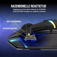 Corsair CH-931B011-EU muis Gamen Rechtshandig RF-draadloos + Bluetooth Optisch 26000 DPI - thumbnail