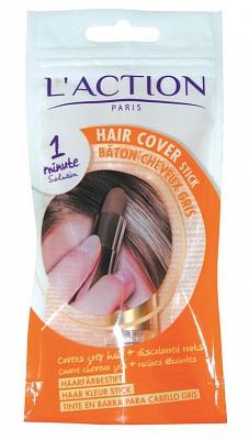 L'Action Hair Cover Stick Zwart 4gr