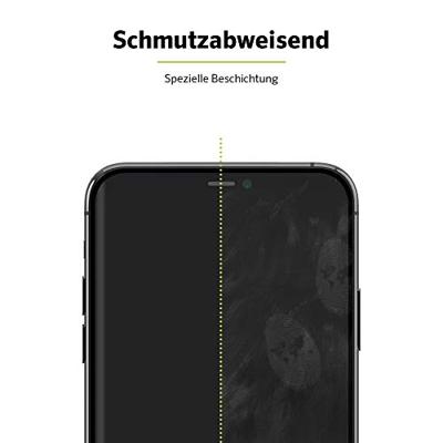 Artwizz CurvedDisplay veiligheidsglas voor iPhone 6 Plus, 7 Plus, 8 Plus - volledige schermbescherming met anti-splinterbescherming - schermbescherming H9 ontworpen in Berlijn - zwart - 5802-2152