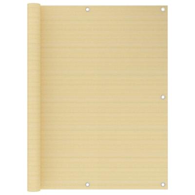 VidaXL Balkonscherm 120x600 cm hdpe beige