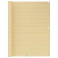 VidaXL Balkonscherm 120x600 cm hdpe beige - thumbnail