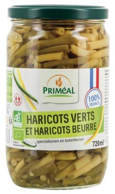 Primeal Sperziebonen en boterbonen uit Frankrijk bio 660 Gram