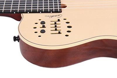 Godin Multiac Nylon Natural HG elektrisch-akoestische klassieke gitaar met gigbag - thumbnail
