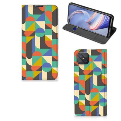 OPPO Reno4 Z 5G | Hoesje met Magneet | Funky Retro OPPO Reno4 Z 5G | Hoesje met Magneet | Funky Retro