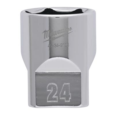 Milwaukee Accessoires 1/2" dop metrisch - 24 mm - 4932480022