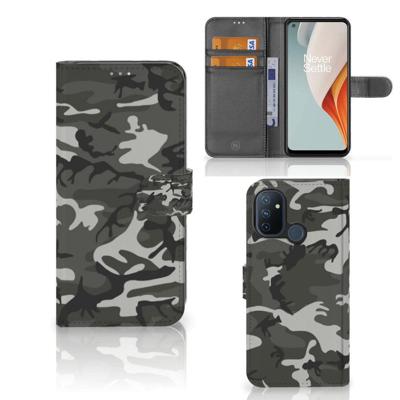 OnePlus Nord N100 | Telefoon Hoesje | Army Light | Portemonnee hoesje