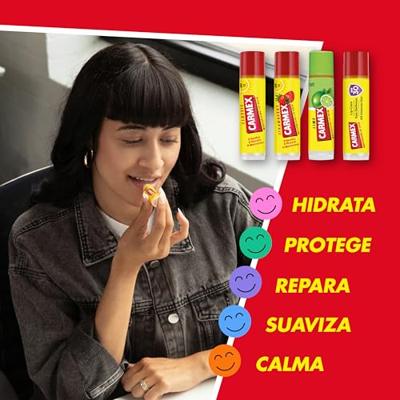 Vochtinbrengende Lip Balsem Carmex 171484 Geel Spf 15 15 ml Aardbei