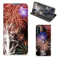 OnePlus Nord Hippe Standcase Vuurwerk - thumbnail