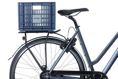 Basil fietskrat m - medium - 29.5 liter - blauw - thumbnail