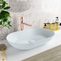 MONDIAZ ONNI Waskom solid surface 55cm kleur Clay / Clay - thumbnail