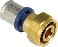 Bonfix Perskoppeling - 2x Alu-pers 1x Euroconus - 2-delige koppeling - 3/4 x 20mm - thumbnail