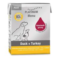 PLATINUM Menu Adult Duck+Turkey - natvoer voor honden - 375g - thumbnail