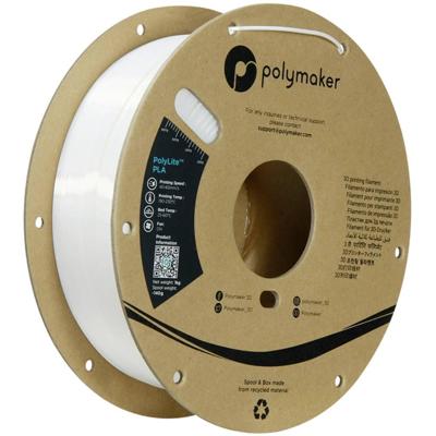 Polymaker PA03010 Silk Filament PLA zijdeglans Zijdeglans 1.75 mm 1000 g Wit PolyLite™ 1 stuk(s) Polymaker PA03010 Silk Filament PLA zijdeglans Zijdeglans 1.75 mm 1000 g Wit PolyLite™ 1 stuk(s)