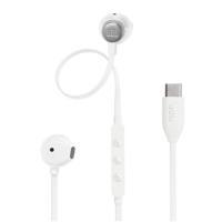 JBL Tune 305 C Bedraade in-ear oortjes met microfoon, met JBL Pure Bass Sound en een 3-knops afstandsbediening, in het wit - thumbnail