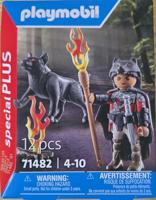 Playmobil 71482 Special Plus Krijger met Wolf - thumbnail
