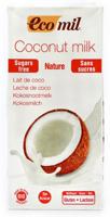 Ecomil Kokosmelk Nature Bio Suikervrij 1000 ml - thumbnail