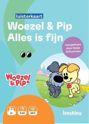 Centraal Boekhuis Woezel en pip alles is fijn luisterkaart