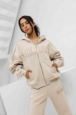 Malelions Varsity Trainingspak Dames Lichtbruin - Maat M - Kleur: Lichtbruin | Soccerfanshop