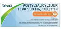 Teva Acetylsalicylzuur 500mg Tabletten - thumbnail