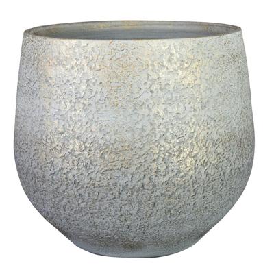 Bloempot Noor Metalic Grey Ø27cm
