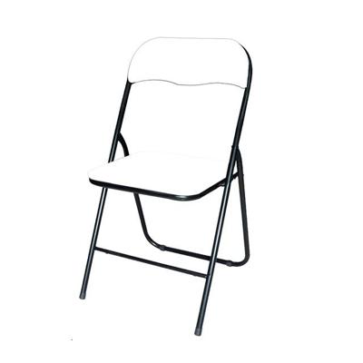 Klapstoel BRASQ FC100 Wit-zwart Klapstoel BRASQ FC100 Wit-zwart