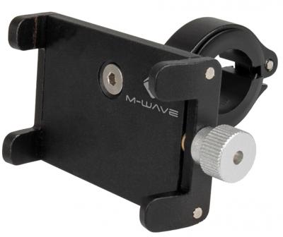 Mirage M-wave smartphone telefoonhouder alu zwart in doosje
