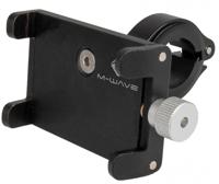 Mirage M-wave smartphone telefoonhouder alu zwart in doosje - thumbnail