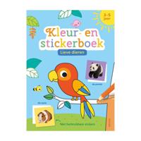Deltas Lieve dieren kleur- en stickerboek - 3-5 jaar - thumbnail