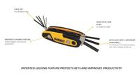 DeWalt DWHT0-70263 Vergrendelbare stiftsleutelset zeskant | 8-delig - DWHT0-70263 - thumbnail
