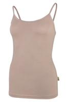 Boru Bamboo 2-pack dames spaghetti hemd - Hemdjes dames - Zwarte en witte hemdjes met smalle bandjes - thumbnail