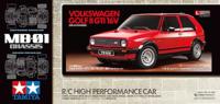 Tamiya 1:10 RC auto Elektro Straatmodel VW Golf II GTI 16V Bouwpakket - thumbnail