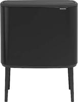 brabantia Bo Touch Bin 31 60 67 Afvalbak 33 l Staal (l x b x h) 312 x 540 x 680 mm Zwart 1 stuk(s) - thumbnail