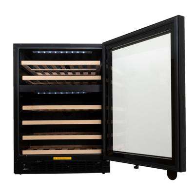 Frilec BERLINUWSP2-46-GTE-031 Inbouw wijnkoelkast Zwart Frilec BERLINUWSP2-46-GTE-031 Inbouw wijnkoelkast Zwart
