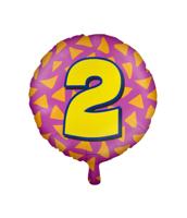 Paperdreams Happy folie ballon - 2 jaar - thumbnail