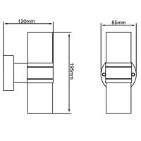 Brilliant RVS muurspotHanni - G96230/82 - thumbnail