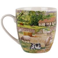 Mokkenset schaap en collie - thumbnail