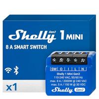 Shelly Shelly 1 Mini Gen3 Schakelactor WiFi, Bluetooth - thumbnail