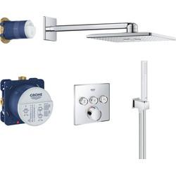 GROHE Smartcontrol Inbouw Mengkraan 2 Stralen Vierkant Chroom