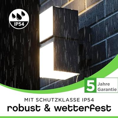 Lutec Zwarte design wandlampCuba reddot award - 5193801012