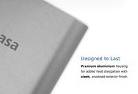 Akasa AK-CR-10BK geheugenkaartlezer USB 3.2 Gen 2 (3.1 Gen 2) Type-C Zwart, Zilver - thumbnail