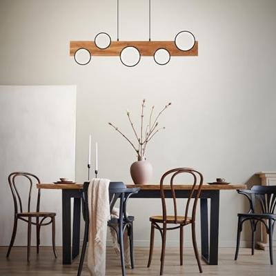 Brilliant HanglampCheesy hout - G99938/76