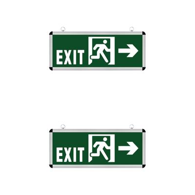 LED Noodverlichting Exit 2-pack - Rabonta - Links/Rechts - 3W Hangend