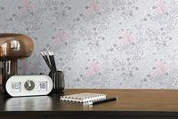 Architects Paper Art of Eden - Grijs - Floral - 390575 - thumbnail