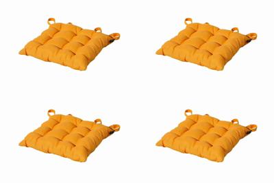 Kussen Toscane 46x46 Panama goudgeel (4 stuks) Madison - Madison Kussen Toscane 46x46 Panama goudgeel (4 stuks) Madison - Madison